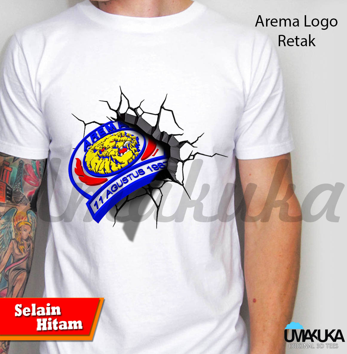Arema Logo Retak Copy PUSAT KAOS 3D